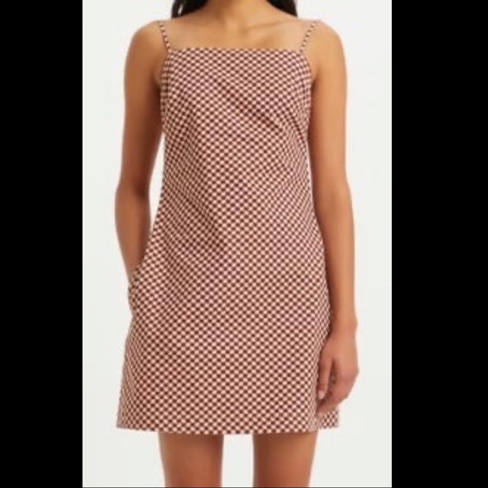 New Levi’s spaghetti strap casual mini dress size L